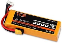 Orange TCB 11.1V 1100MAH 25C Model Airplane Lithium Battery T Female - 2