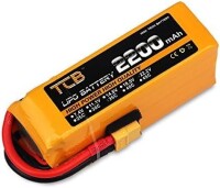 Orange TCB 11.1V 1300MAH 25C Model Airplane Lithium Battery JST Female - 1