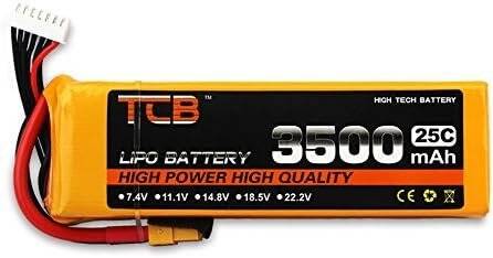 Orange TCB 11.1V 1300MAH 25C Model Airplane Lithium Battery T Female - 3