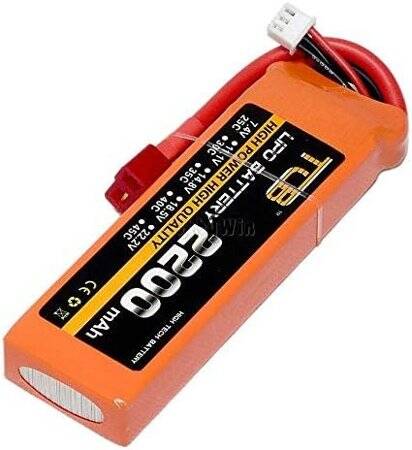 Orange TCB 11.1V 5200MAH 25C Model Airplane Lithium Battery T Female - 1