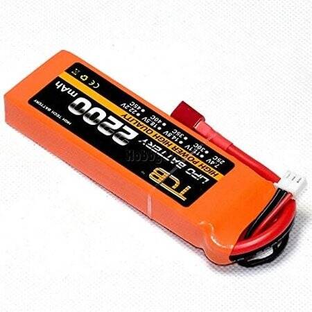 Orange TCB 11.1V 5200MAH 25C Model Airplane Lithium Battery T Female - 4