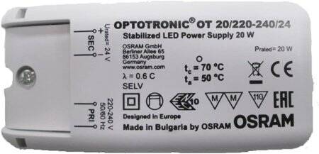 Original Osram OT 20W 24V Constant Voltage Waterproof Power Supply - 1