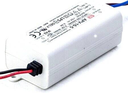 Original Taiwan MEAN WELL APV-16-5 Waterproof Power Supply - 1