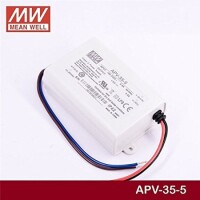 Original Taiwan MEAN WELL APV-35-5 Waterproof Power Supply - 2