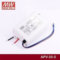 Original Taiwan MEAN WELL APV-35-5 Waterproof Power Supply - 5