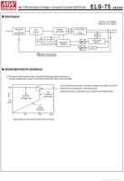 Original Taiwan MEAN WELL ELG-75-24A-3Y Waterproof Power Supply - 3