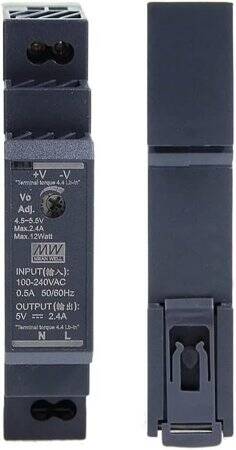 Original Taiwan MEAN WELL HDR-15-12 Rail Type Power Supply - 3