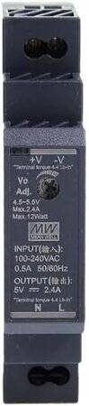 Original Taiwan MEAN WELL HDR-15-15 Rail Type Power Supply - 2