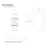 Original Taiwan MEAN WELL HDR-30-15 Rail Type Power Supply - 5