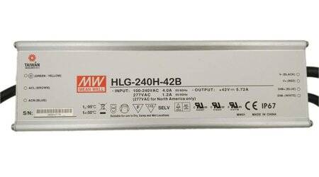 Original Taiwan MEAN WELL HLG-240H-24B Waterproof Power Supply - 1