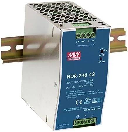 Original Taiwan MEAN WELL NDR-240-24 Rail Power Supply - 1