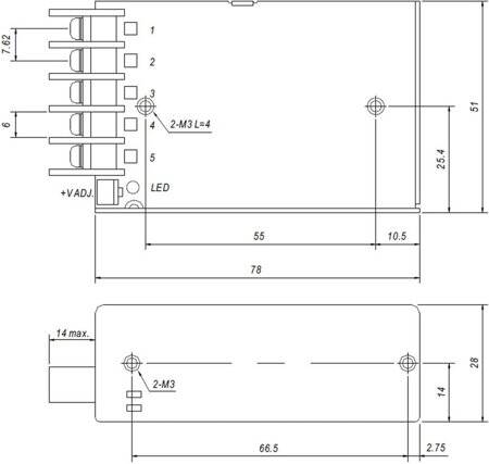 Original Taiwan MEAN WELL RS-25-15 Power Supply
- 2