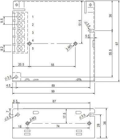 Original Taiwan MEAN WELL RS-50-48 Power Supply
- 2