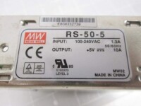 Original Taiwan MEAN WELL RS-50-5 Power Supply
- 2