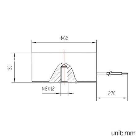 P65/30 DC12V Electric Sucker Electromagnet 85KG - 5