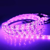 Pink 9mm 12V LED Exposed Light String With High Quality Circuit Board 50LED/Set - 1