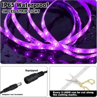 Pink 9mm 12V LED Exposed Light String With High Quality Circuit Board 50LED/Set - 2