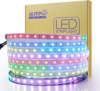 Plastic Cover 12V WS2815 RGB5050 White SMD LED Strip 60 LED/Meter Flexible 5M/Roll IP67 - 1