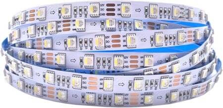 Plastic Cover 5V SK6812 RGBCW 5050 White SMD LED Strip 60 LED/Meter Flexible 5M/Roll IP67 - 1