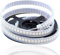 Plastic Cover 5V WS2812B RGB5050 White Flexible 1M SMD LED Strip 74 LED/Meter IP67 - 1