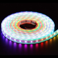 Plastic Cover 5V WS2813B RGB5050 White SMD LED Strip 60 LED/Meter Flexible 5M/Roll IP67 - 1