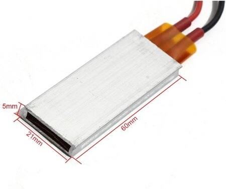 PTC Heaters Plate 220V 150 Degrees 60x21x5mm - 2