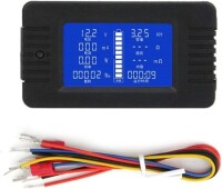 PZEM-015 Digital Battery Tester Ammeter Voltmeter Energy Meter Power Capacity Impedance Residual Electricity Tester Shunt Equipped With 100A Shut - 1