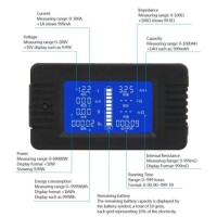 PZEM-015 Digital Battery Tester Ammeter Voltmeter Energy Meter Power Capacity Impedance Residual Electricity Tester Shunt Equipped With 50A Shut - 2