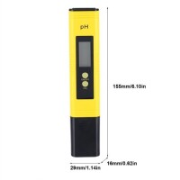 Red 0 1 Resolution Digital PH Meter Tester Instruments With ATC 0 0-14 0pH With Battery - 4