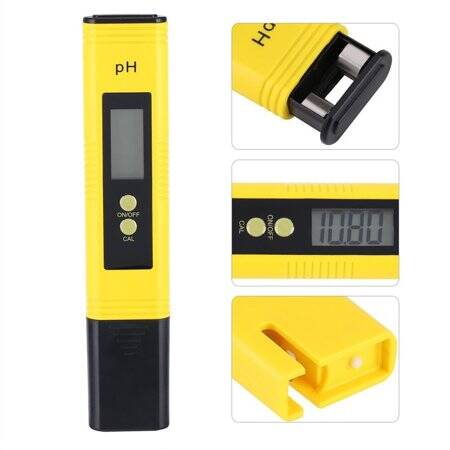 Red 0 1 Resolution Digital PH Meter Tester Instruments With ATC 0 0-14 0pH With Battery - 5