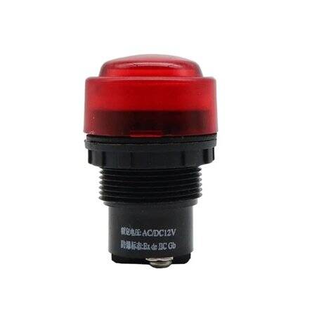 Red 12V 30mm BD0803 Explosion-Proof Anticorrosive Indicator Light Built-in Buzzer - 1