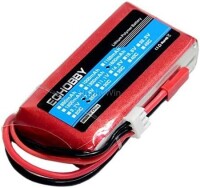 RED 1500MAH 2S 7.4V 25C High Power High Quality Model Airplane LIPO Battery T Female - 1