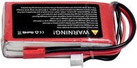 RED 1500MAH 2S 7.4V 25C High Power High Quality Model Airplane LIPO Battery T Female - 3