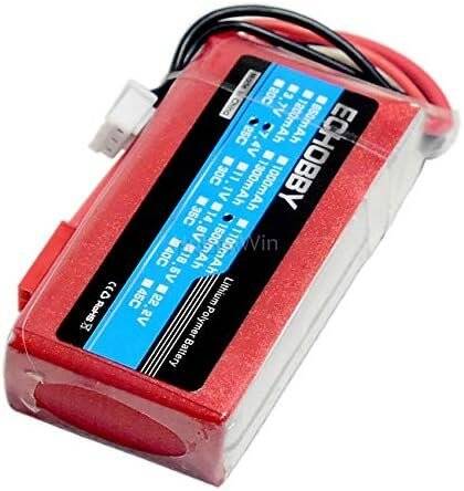 RED 1500MAH 2S 7.4V 25C High Power High Quality Model Airplane LIPO Battery T Female - 5