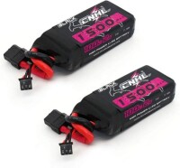 RED 1500MAH 2S 7.4V 25C High Power High Quality Model Airplane LIPO Battery XT60 Female - 1