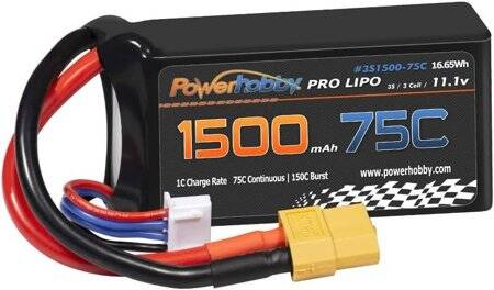 RED 1500MAH 3S 11.1V 35C High Power High Quality Model Airplane LIPO Battery XT60 Female - 4