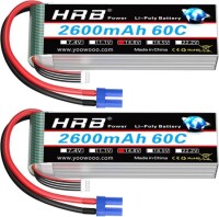 RED 2600MAH 4S 14.8V 25C High Power High Quality Model Airplane LIPO Battery XT60 Female - 1