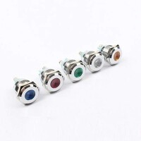 Red 3-9V 22mm LED Metal Indicator Light - 1