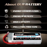 RED 3300MAH 23S 11.1V 25C High Power High Quality Model Airplane LIPO Battery XT60 Female - 4