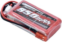 RED 850MAH 2S 7.4V 25C High Power High Quality Model Airplane LIPO Battery JST Female - 2