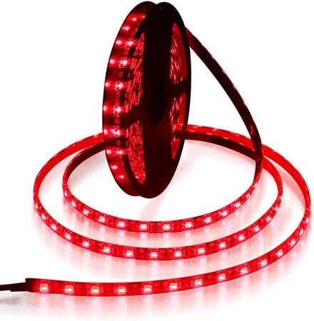 Red 9mm 12V LED Exposed Light String With High Quality Circuit Board 50LED/Set - 1