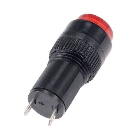 Red AC/DC24V NXD-212 Small LED Signal Indicator Light - 3