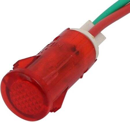 Red AC220V MDX-11A Butterfly Type Indicator Light - 4