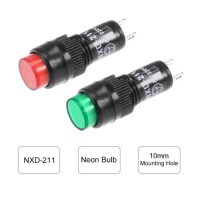 Red AC220V NXD-211 Small LED Signal Indicator Light - 4