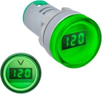 Red AC60-500V 22mm AD16-22DSV LED Voltmeter Indicator Light With Small Digital Tube - 5