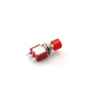 Red DS-612 6mm 3 Pin Mini Momentary Self-Reset Automatic Return Push Button Switch - 3