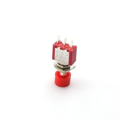 Red DS-612 6mm 3 Pin Mini Momentary Self-Reset Automatic Return Push Button Switch - 4