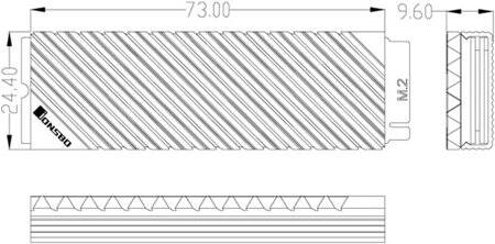 Red Jonsbo M-2-3 Solid State RadiaTor - 4