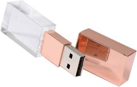 Robot Cube Rose Gold U303 Zodiac Ox U Disk USB3.2 128GB - 5