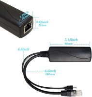 SDAPO Mirco USB Gigabit PoE Splitter 48V To 12V 2A - 5